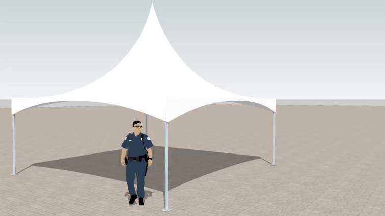 GSXY-6 gazebo commercial tent outdoor 6x6 meter