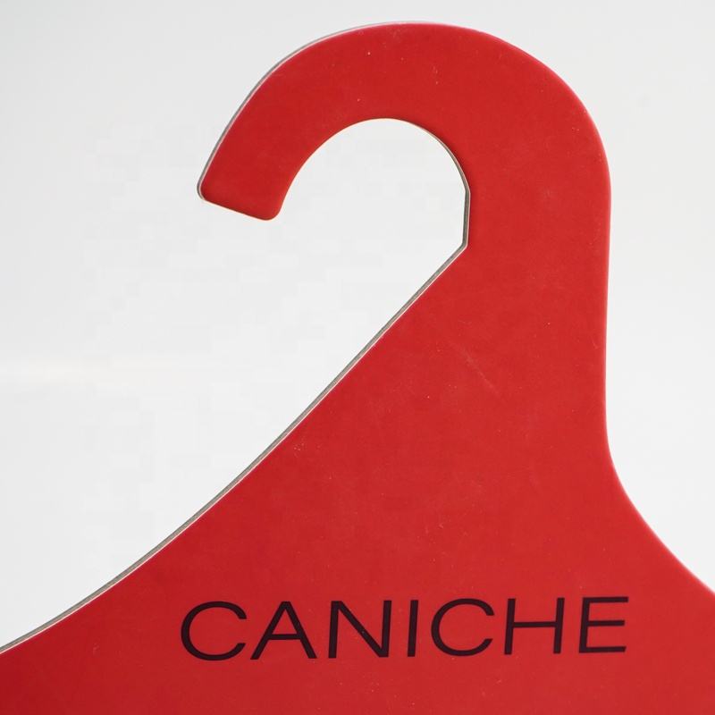 Wholesale customized high quality Red paper hangers Euro hanger paper
