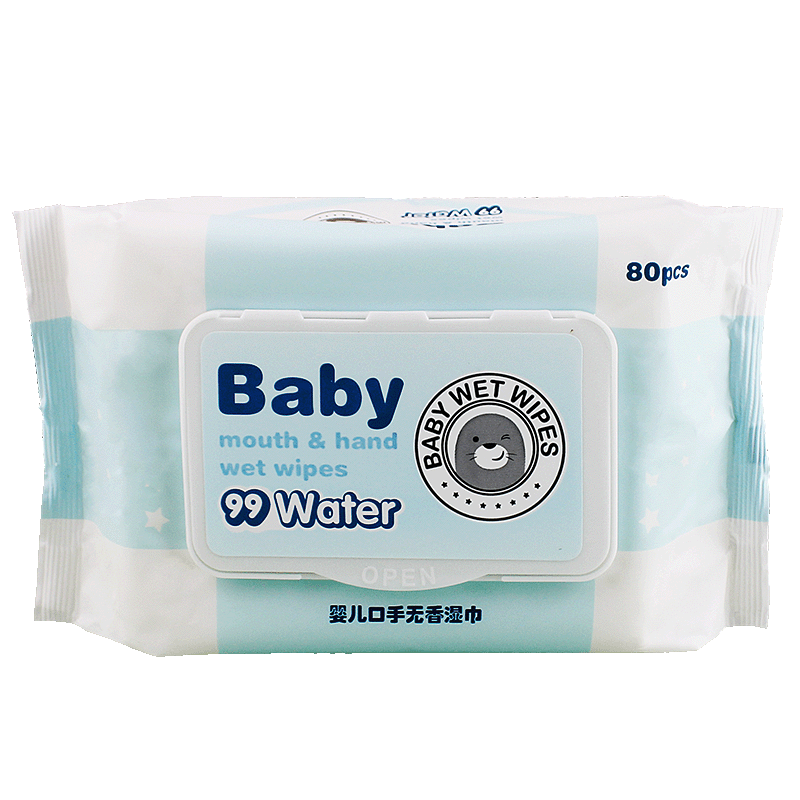 Customized Spunlace Material  Hygiene Aloe Vera Baby Cleaning Wet Wipes