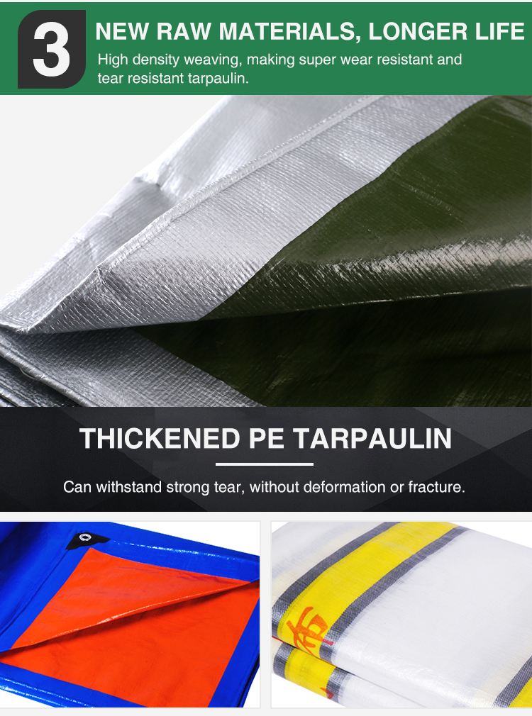 Leroy Tarps Pe Tarpaulin Canvas Tarp Tarpaulin Fabric Woven Polyethylene Plastic Canvas Sun and Waterproof Other Fabric Coated