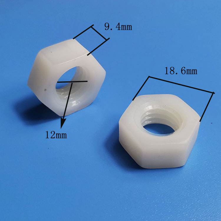 M12 nylon hex nut Firmware plastic insulating nut