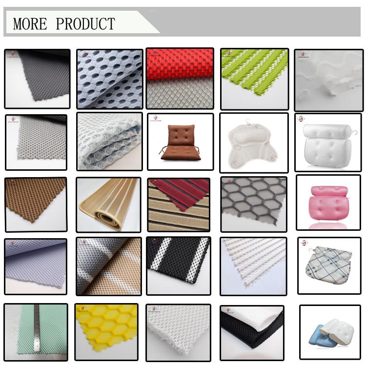 Reticulated smooth elegant 3d polyester spacer mesh fabric for mattress