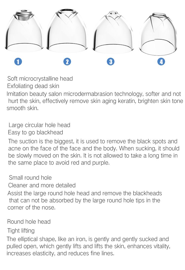 Camera Blackhead Remover Pore Vacuum Facial Pore Cleanser Electric Face Blackhead Suction