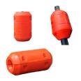 Hose floats for dredging pipes 6 inch floating above water