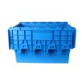 Industrial logistic stackable and nestable plastic storage tote/logistic tote box