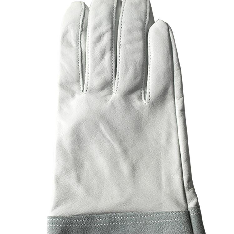 The best price quality extended cowhide welded heat resistant and high temperature safety gloves