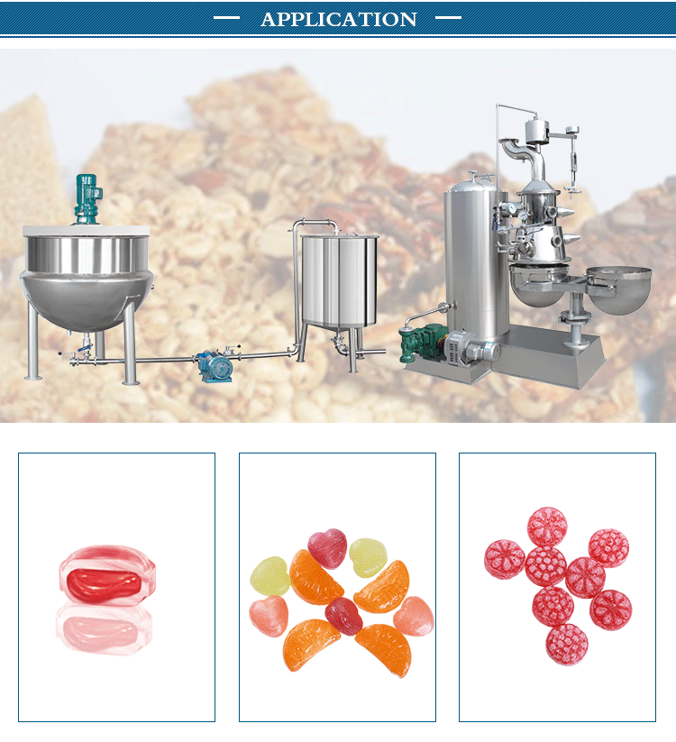 Candy Continuously vacuum cooker/electric cooking machine/vacuum sugar cooking machine