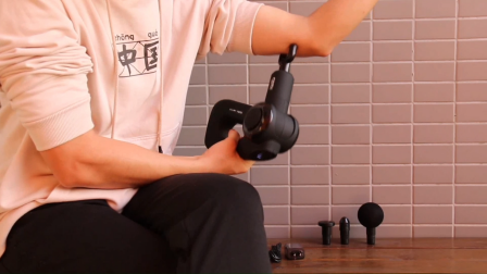 DAZ Electric Pistol Massagesessel Shiatsu Muscle Hand Massager Vibration Handheld Portable Gym Sports Massage Hyper Gun Devic