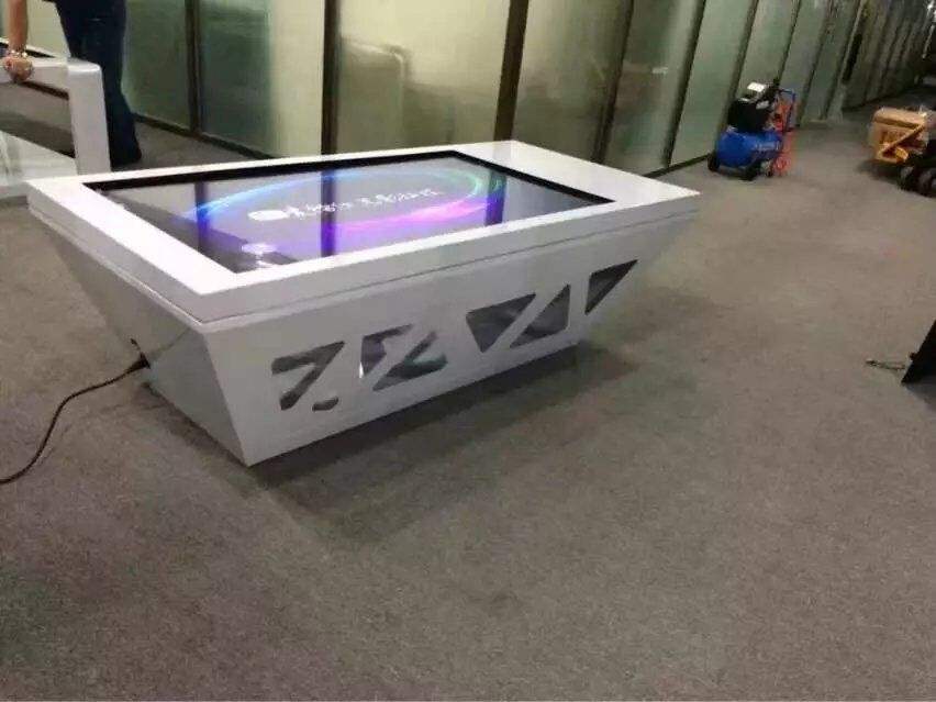 OEM customized 32 43 49 inch pc system all in one capacitive touch screen coffee table