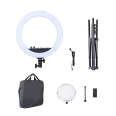 18 inch Portable Clip Phone Circle Ring Fill Light Tripod Stand LED Selfie Ring Light Selfie Ring Phone Photo