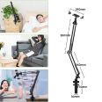 Blive 360 Rotation Metal Portable Long Arm Desk flexible Lazy Bracket Stand Tablet stand Cell Mobile Phone Holder