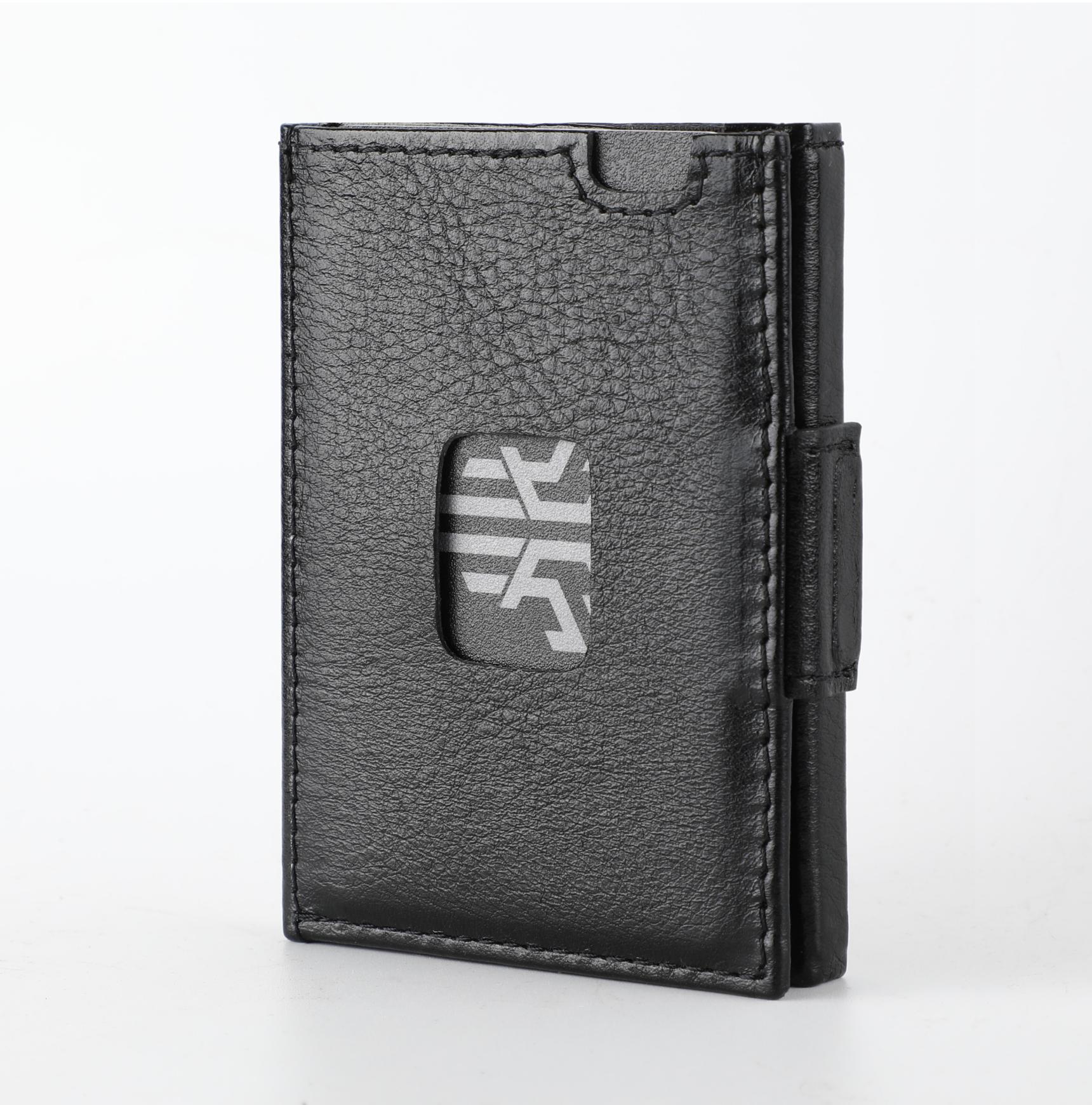 2021 New Customizable Men's Wallet With Credit Card Pocket Carbon Fiber RFID Blocking Men's Minimalist Card Holder Wallet