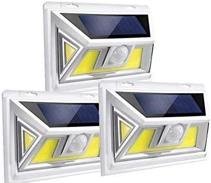 DIFUL Solar Energy lights 74 LED Wall Garden Lamp CE Certification Street Waterproof Security Solar Motion Sensor Light Outdooor