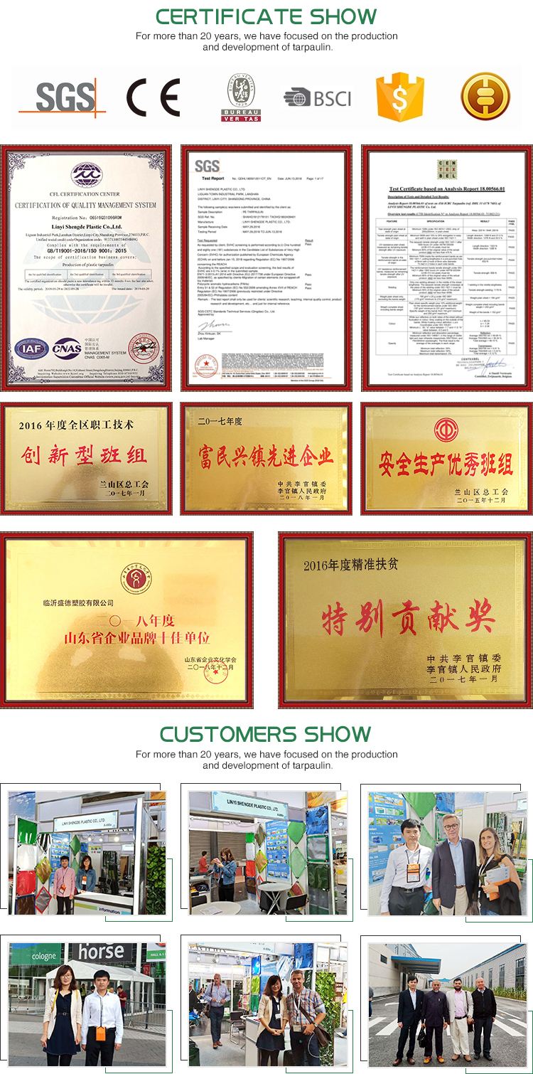 PE plastic tarp waterproof awning cloth Made in CHINA 2018 hot sale long life tarpulins 1500D car cover
