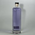 custom short neck vodka round 500ml glass bottle screw top glass bottle