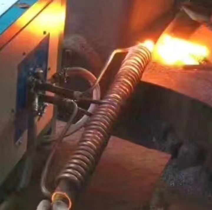 Yongda aluminum billet forging machine Copper/brass rod Low frequency induction heating furnace