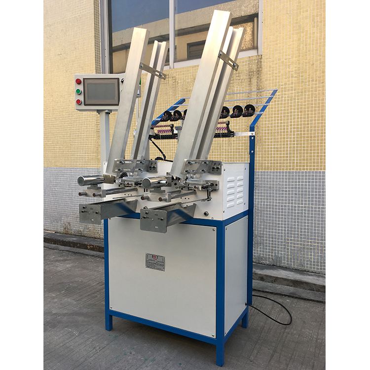 Frequncey control single spindle operate fabric yarn winder for coiling