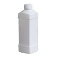 1000ML 1L square HDPE plastic bottle with screw cap