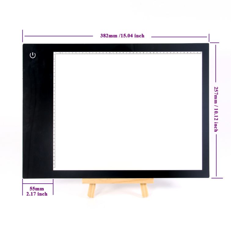 new release lithium-battery powered diamond painting  tattoo sketch drawing graphic led light pad