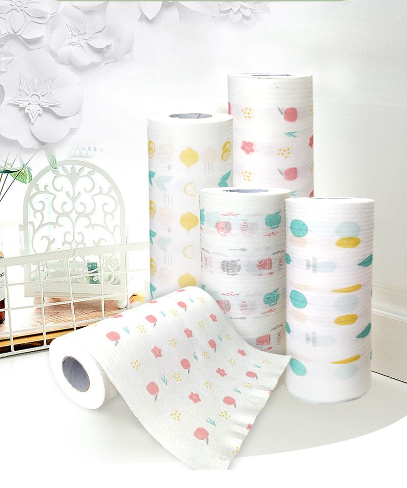 Hot selling 3 ply wet and dry disposable printing  kitchen paper