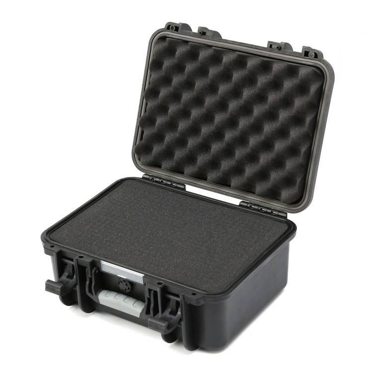 Portable waterproof rugged cargo boxes hard plastic sealed gun case