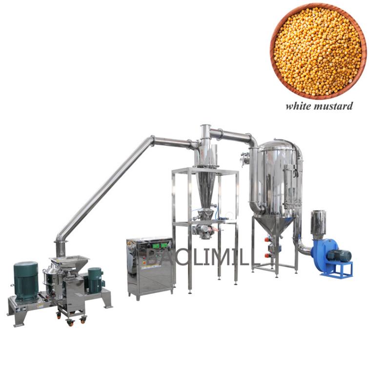 SUS Cinnamon grinder machine food powder pulverizer machine herbs processing line