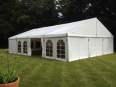 heavy duty event tent wedding party marquee with glass wall and decoration lining