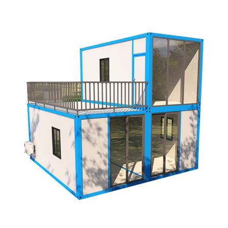 Promotion 2 story 3-rooms cheap  pre manufactured house homes office cabin