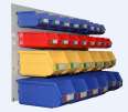 Wall Mounted Louvered Panel industrial parts storage racks