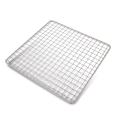 Outdoor Barbecue Stainless Steel 304 Anti Rust Crimped Wire Mesh Netting 17''x17''