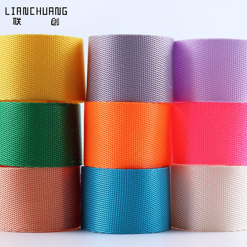 Custom Logo 4.5CM Colourful Organic Cotton Tape Ribbon For Gift Packing Decorations