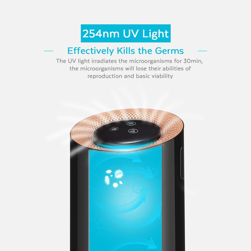 Desktop hepa air purifiers for bedroom