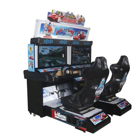 coin operated simulator racing game machine 32LCD  outrun car racing  game machine for two players