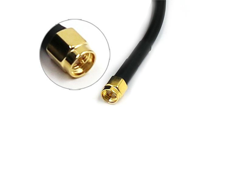 BEITIAN GNSS Antenna, 2.8V-5.0V, 5m RG58 Cable, SMA-J Connector, BDS GALILEO GLONASS GPS Antenna, BN-705AJ