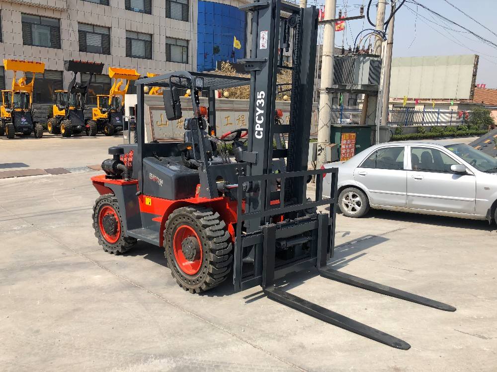 KAIDA Off-road forklift 3.5 forklift with bucket