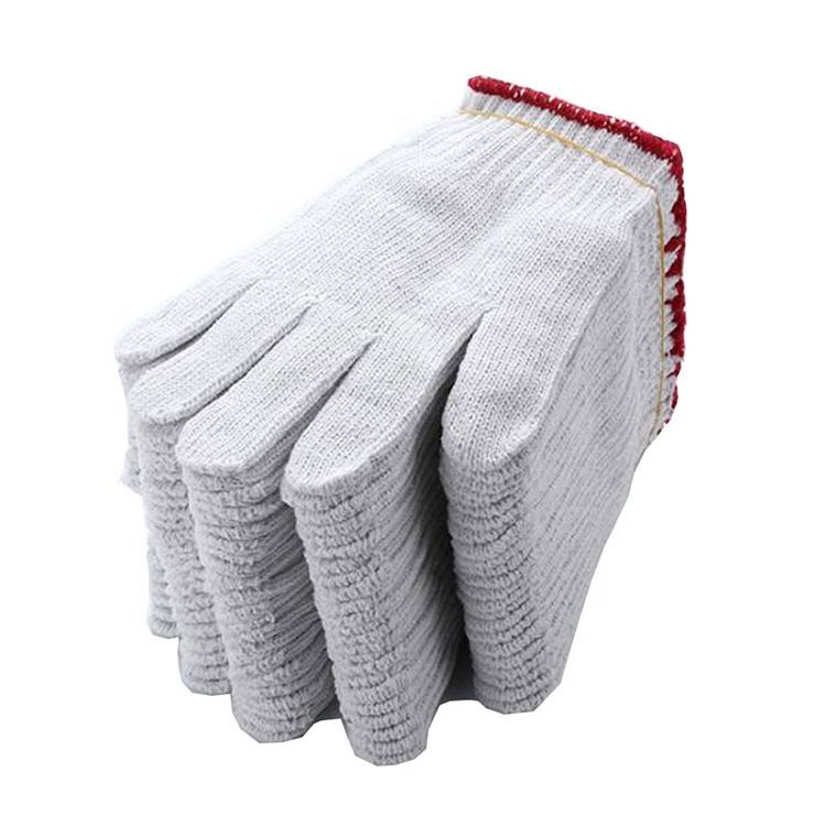 Chinese factory makes  inexpensive wear-resistant general purpose work cotton yarn gloves