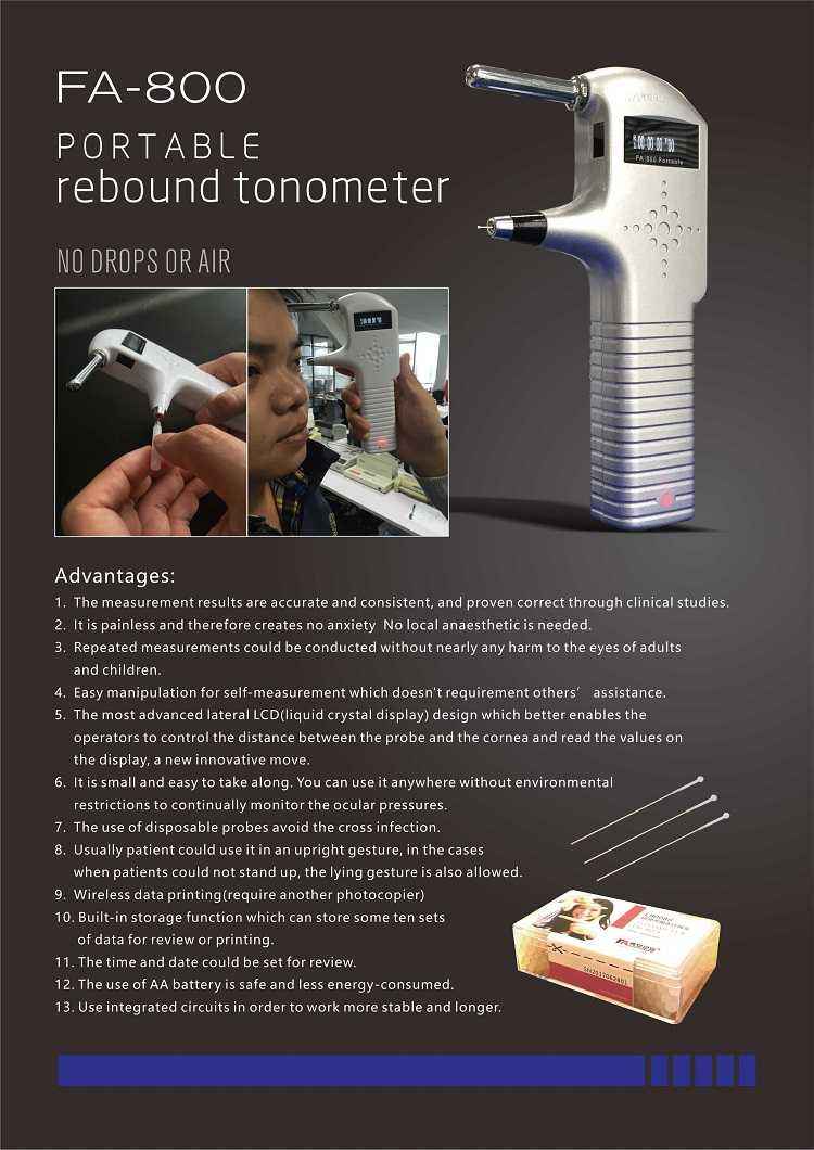 hot Selling  Products  Ophthalmic equipment  Handheld  Rebound  Tonometer   Portable