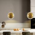 Wholesale Price Metal Acrylic Gold Dining Room Decorative Ball Ceiling Hanging LED Pendant Light