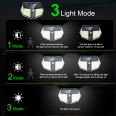410 LED Outdoor Solar Light Super Bright Safety Lighting PIR Human Motion Sensor Outdoor Garden Light
