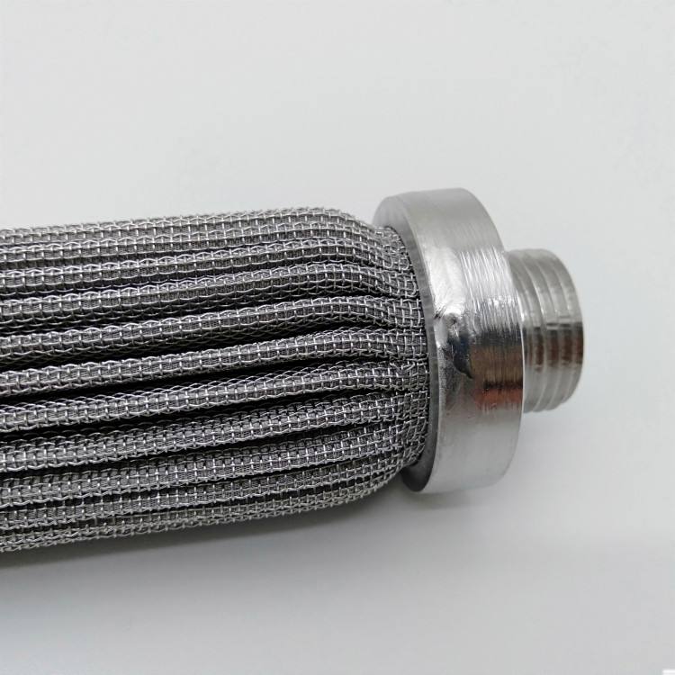 10micron  porous metal filters high temperature gas filter metal pleated filter