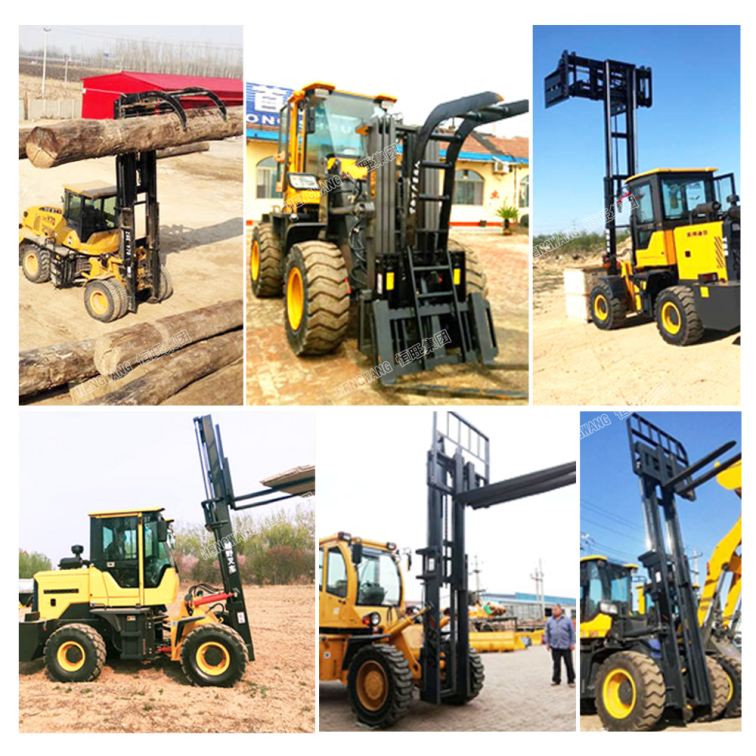 High Quality Rough Terrain Forklift Truck Used Forklift Truck With Articulated Diesel Mini Forklift Truck