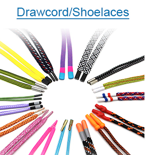 Logo Custom Drawstring Cord Multi Color 12mm 14mm Drawcord With Custom Tip Polyester Hoodie String