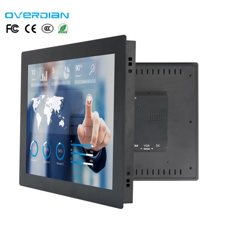 15" panel PC touch screen tablet kiosk computer industry display mini PC all in one embedded vesa quad core win10 pro