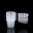 Eco Friendly Food Grade PP Plastic Injection 3 oz Sauce Cups with Hinged Lids cup with sauce