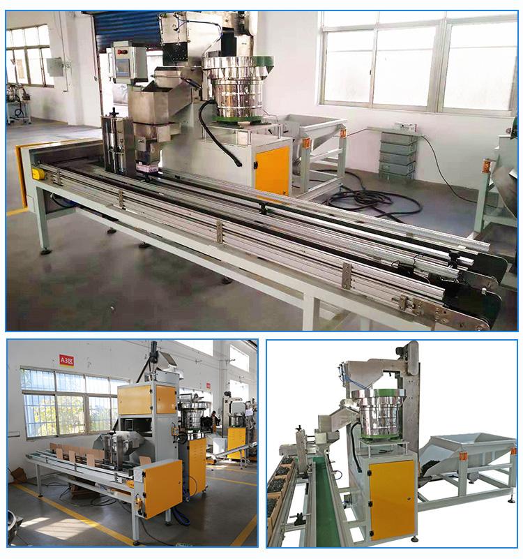 Fasteners Hardware Weighing Sorting and Counting Packing Machine By Box