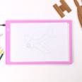 2020 New Product A4 Acrylic Pink LED drawing board magnetic Light Box LED Drawing pad light tracing Sketching drawing toys