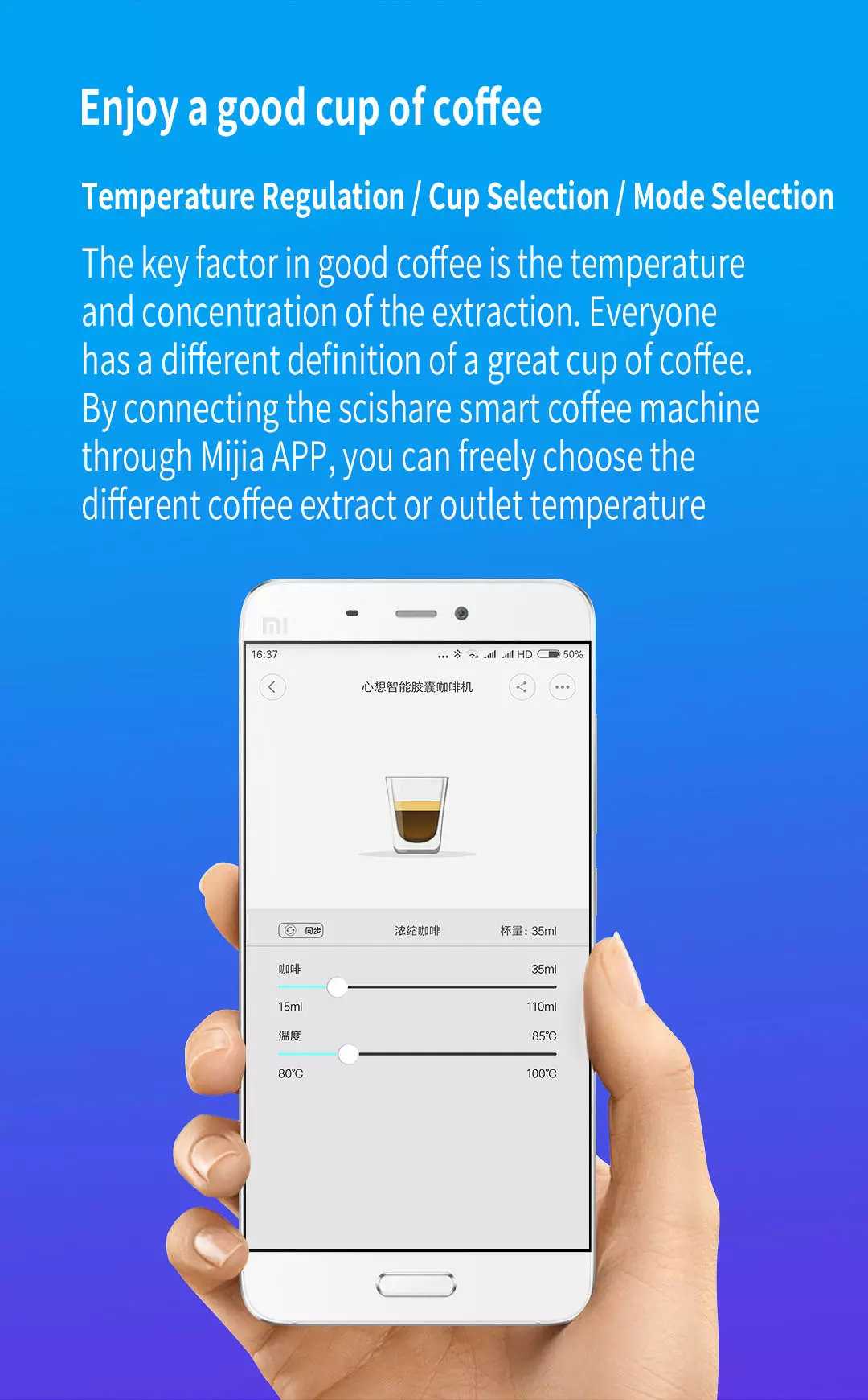 HOT SALE Original Xiaomi Scishare Smart Automatic Capsule Coffee Machine For Home And Offices Xiaomi Capsule Coffee Machine
