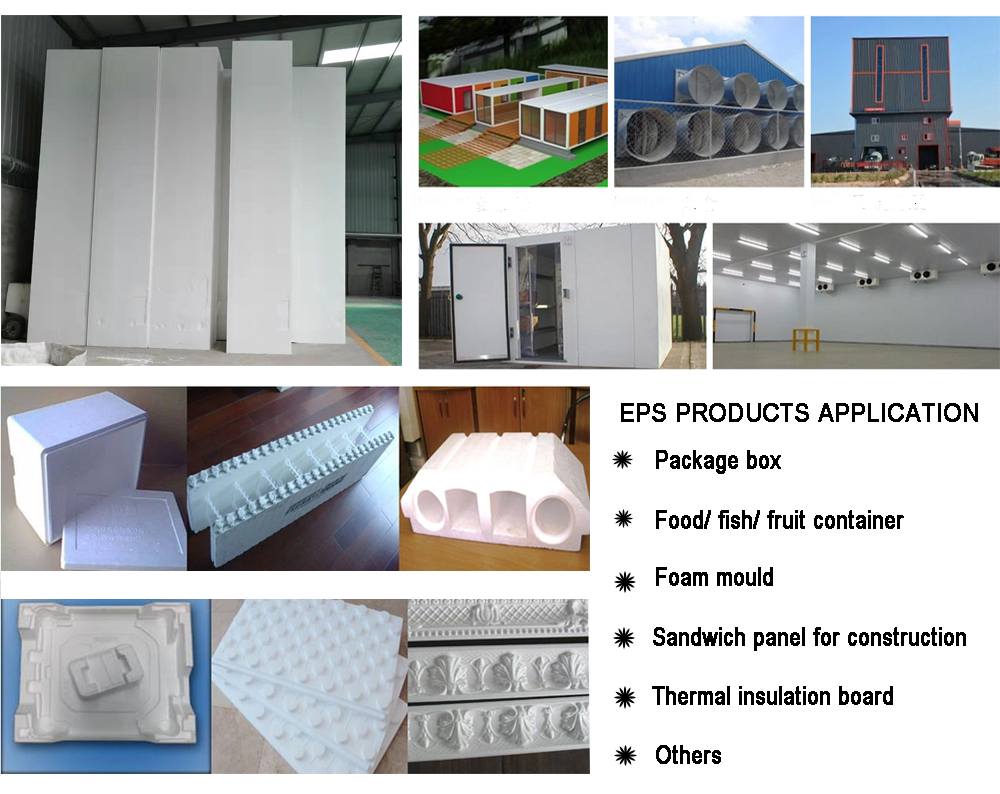 DONGSHAN Patent expandable polystyrene eps foam plastic forming machine with vacuum system