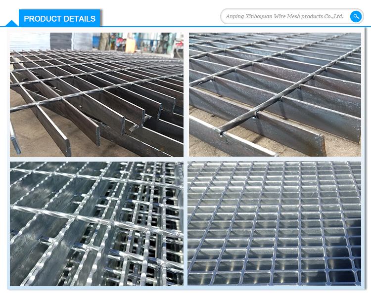 wholesale 25x3mm high quality 30x100cm T1 steel galvanized metal grate steps grating  for stairs