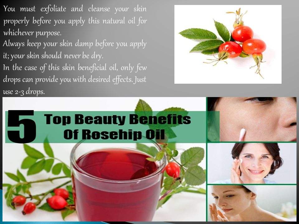 100% pure natural organic rosehip oil carrier